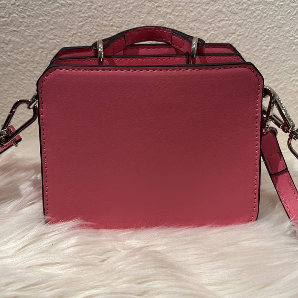 Steve Madden Bevelyn Mini Raspberry Satchel - Picture 5 of 15